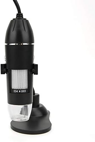 Fafeicy LED 50x-1000x aliaj de aluminiu Microscop Digital USB microscop Electronic cu suport, Borescope și Fiberscopes