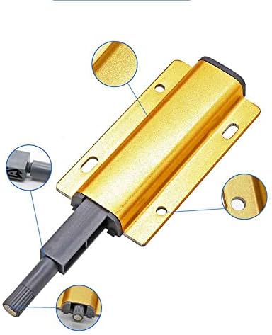 Profesional din aluminiu din aluminiu atingere stop magnetic Latch Push pentru a deschide dulapul prinde oprirea ușii -