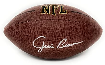 Jim Brown Cleveland Browns a semnat Replica Autograf Fotbal JSA certificat
