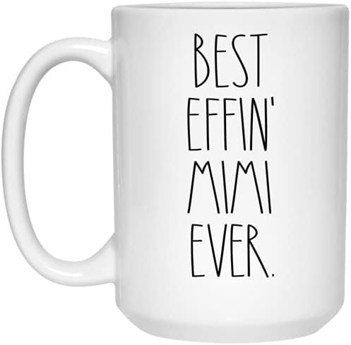 BoomBear Mimi-cea mai bună cană de cafea Effin Mimi Ever-Mimi Rae Dunn Style-Rae Dunn Inspired-cană de Ziua Mamei-Ziua de naștere
