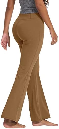 Pantaloni de dimensiuni MISHUI ​​Plus pentru femei Yoga Flare Leggings Women Antrenaj cu talie înaltă Casual Pantaloni de yoga