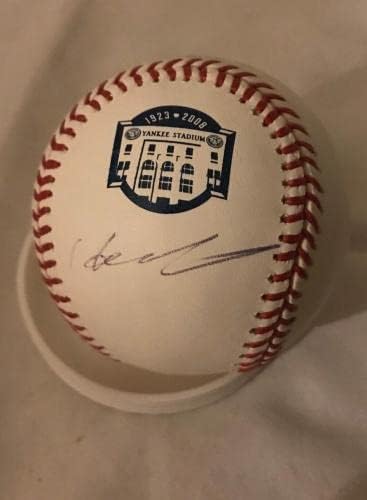 2008 Hideki Matsui a semnat. Yankee Stadium Final Season Baseball, Icon CoA - baseball -uri autografate