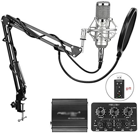 SBSNH fără zgomot Profesional 3,5-XLR Înregistrare microfon condensator pentru computer live placă de sunet live karaoke