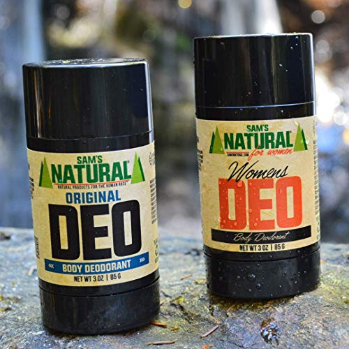 Deodorant natural al lui Sam - original - Deo fără aluminiu - fără ftalați, parabeni, sulfați sau coloranți - Made in New Hampshire