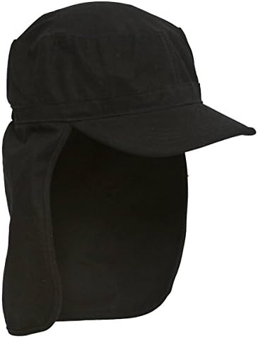 TOP pălării Negru Porter Cadet Legiunea Străină Gi flap Cap - O mărime