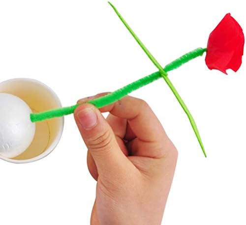 Partykindom 6pcs copii DIY hârtie Cupa de carnation Material de flori Grădiniță Funny Funnymade Material Hands