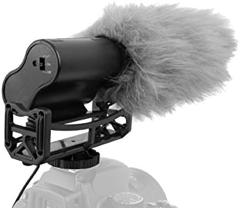 Microfon cu pușcă cu parbriz și mușchi de pisici moarte pentru Nikon D7200