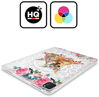 Head Case Designs Licențiat oficial Monika Strigel Fawn Bunny Lace Flori Friends 2 Case moi de gel compatibile cu Apple iPad