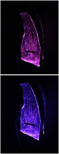 Fibra cu fibră optică LED vestă pentru îmbrăcăminte pentru bărbați Glow Fashion în vesta luminoasă întunecată, Mobile App Control