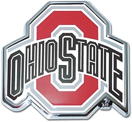 Ohio State University Buckeyes NCAA College College Emblemă pentru camioane auto premium cu metal premium