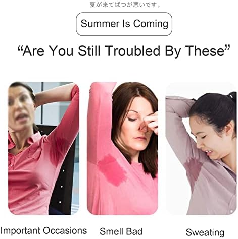 Wujnang Summer sub brațe de transpirație pentru îmbrăcăminte de axă de îmbrăcăminte cu mânecă de transpirație absorbantă, mânecă