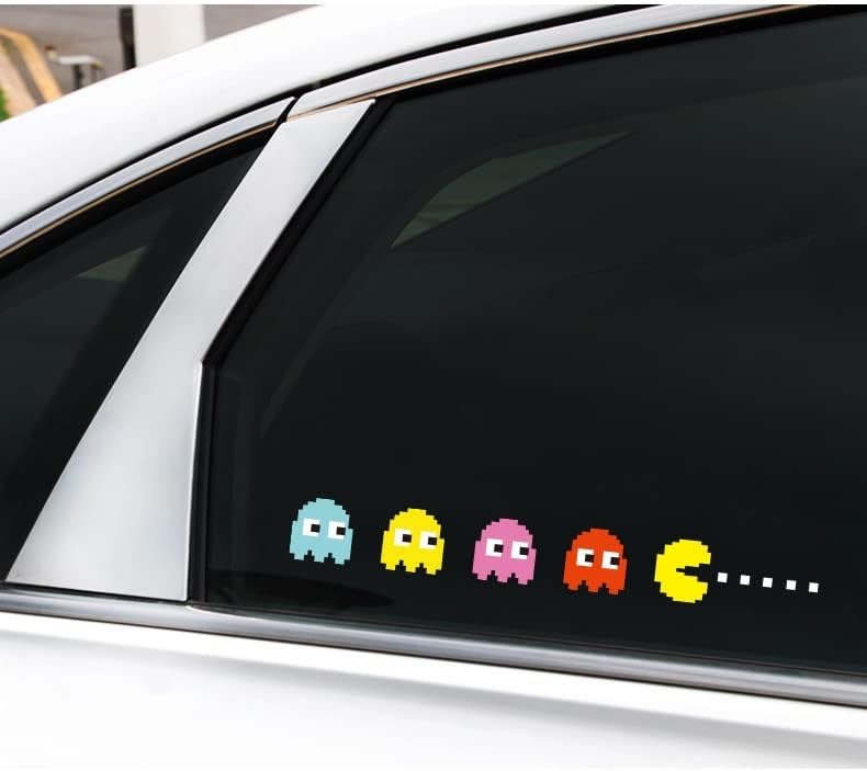 Autocolante auto Pac Man Sticker Pacman pentru mașină pentru laptop joc video autocolant auto autocolant impermeabil Vinly