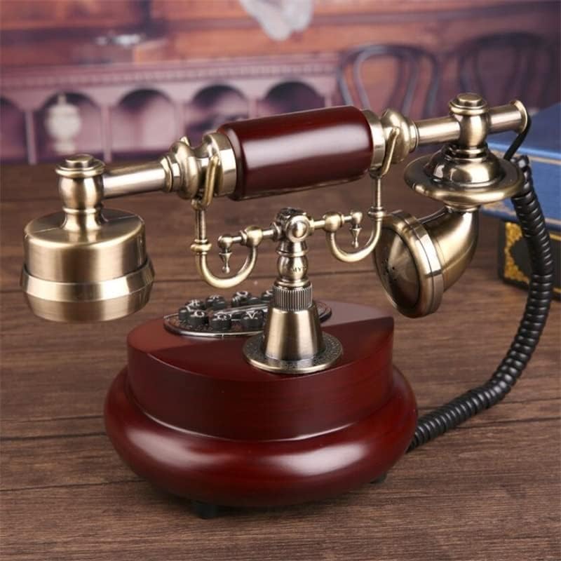 Gayouny Corded Telefon Fixat Digital Retro Telefon Dial Dial Telefoane decorative Litinguri fixe pentru Home Office