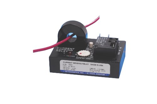 CR Magnetics CR4395-EH-1220-110-X-CD-ELR-I Releu de detectare a curentului cu transformator intern, 120 VAC, energizat în călătorie