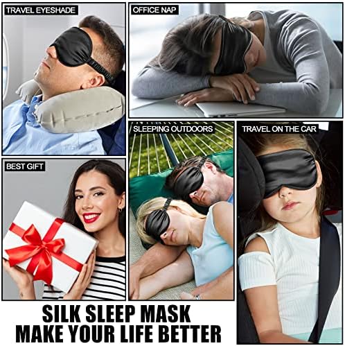 20 de bucăți măchee de somn mătase mască de mătase cu curea elastică mască moale de dormit de somn Acoperire ochi din satin
