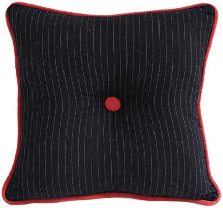 H Hiend Accents Tufted Pinstripe Pillow, 18x18