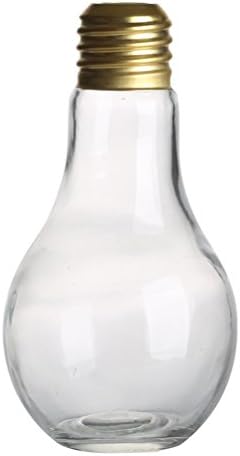 Sosoport 2pcs 500ml bec în formă de bec în formă de bec de sticlă noutate pahare de băuturi pentru petreceri pentru băuturi
