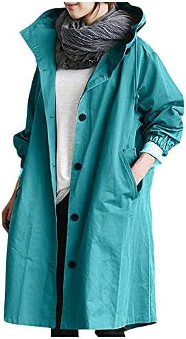 Jacheta Firero Windbreaker pentru femei cu glugă solidă cu glugă cu glugă ușoară, cu glugă ușoară, impermeabil