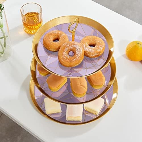 3 niveluri de desert pentru desert cupcake farfurie cu fructe de plastic suport pentru afișare pentru nuntă pentru naștere