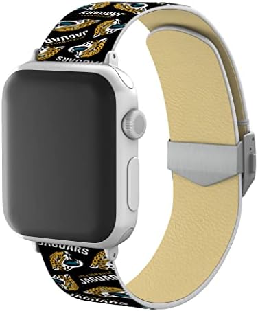 Game Time Jacksonville Jaguars Signature Series Watch Band compatibil cu Apple Watch