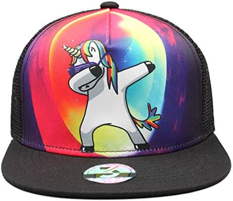 Unicorni/Dinosaur Snapback pălării curcubeu drăguț pălărie amuzantă de camionar
