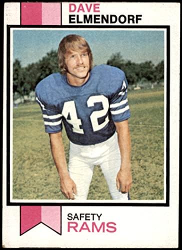 1973 Topps 365 Dave Elmendorf Los Angeles Rams FAIR Rams Texas A & amp; M