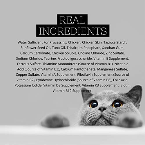 Formula de pui Fussie Cat Super Premium în sos fără cereale hrană umedă pentru pisici 2,82 oz, caz de 24