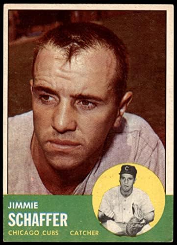 1963 Topps 81 Jim Schaffer Chicago Cubs ex -pui