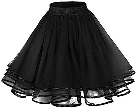 Narhbrg mini fuste pentru gilrs pentru femei petticoat de bază versatile versatile întinse a-line fustă casual casual fustă