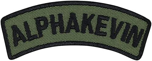 Express-Stickerei Alphakevin Tactical Moral Patch pentru cusut/Iron-On | Armata germană Sew-on Patch Nume Army Placă Patch