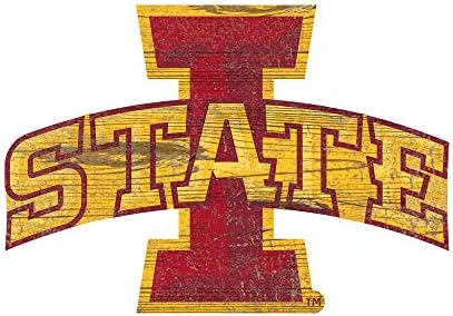 NCAA Iowa State Cyclones unisex Iowa State State Logo 8in Clout, Echipa Culoare, 8 inch