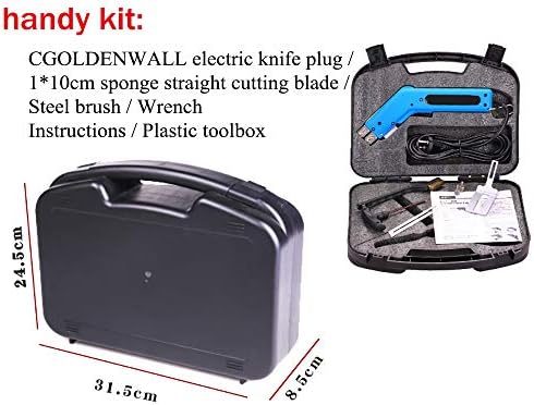 Cgoldenwall Handheld Sponge cutter Pro Electric Hot Knife EVA Cutting Machine cu set de instrumente de tăiere cu putere reglabilă