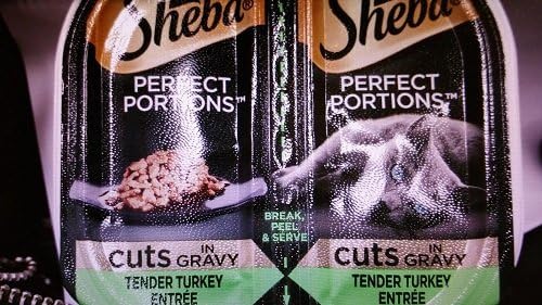 Sheba Perfect Portions Cuts in Gravy Tender Turkey Entree', Număr Model: 798538