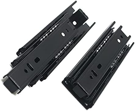 ODYO grele sertar slide-uri 2pcs 6 inch laminate la rece din oțel acasă Cabinet sertar Slide trei secțiuni Track îngroșat Duffer