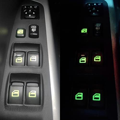 Fereastra auto Luminului Lumin Sticker Panou Panou ușă Etichetă Night Siguranță Fluorescentă Avertisment Decal Control Control