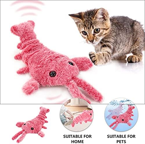 Zerodeko pisoi jucării Flopping mișcare Catnip jucărie electrice aripi pește pisică jucărie USB taxa de pluș homar Interactive
