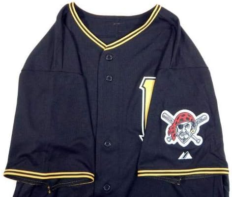 2015 Pittsburgh Pirates Adrian Sampson Game emis Jersey Black Pitt33153 - Joc folosit tricouri MLB
