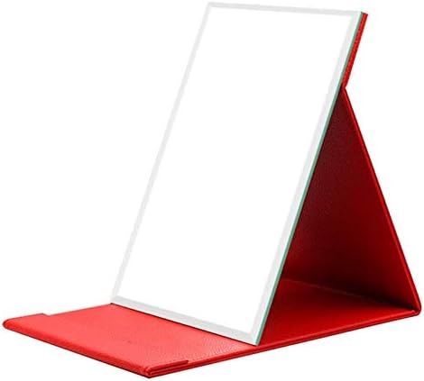Oglindă de machiaj yuesfz mare oglindă mică portabilă desktop simplu pliabil oglindă mică, elev dormitor desktop flip-tip vanitate