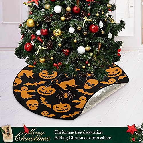 Jumbear Halloween Ghost Pumpkin Stand Stand Mat Apel de Crăciun Apel de Crăciun pentru protecție pentru podea, 28,3 inch