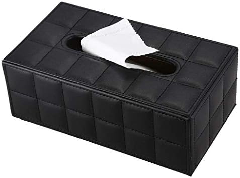 Suport pentru cutia de țesut din piele PU, suport pentru șervețel dreptunghi, distribuitor de carcasă de hârtie, suport de