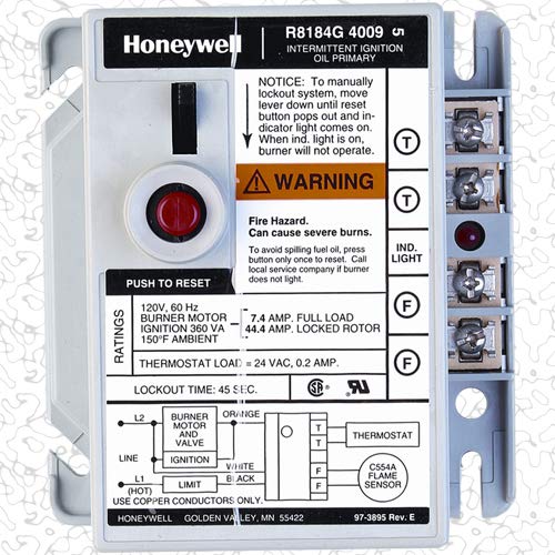 R8118B1007 - Înlocuirea modernizată OEM pentru placa de control a arzătorilor de petrol ProtectorAy Honeywell
