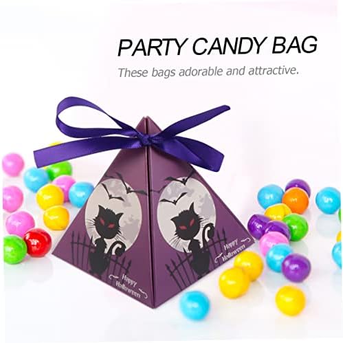 MagicLulu 30 PC -uri de Halloween Ciocolată Ciocolată Cutie cadou Ciocolată cu bomboane cutia fantomă Bomboane Bomboane cu