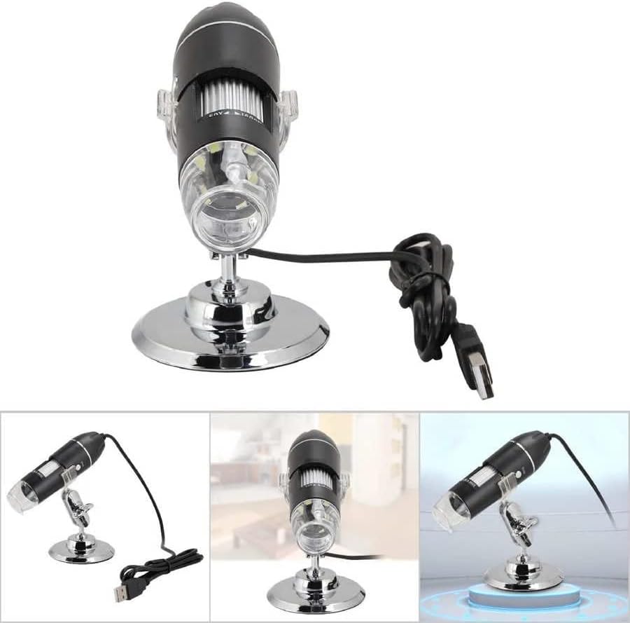 Ylyajy 1600x microscop Digital LED lupă cameră microscop Electronic USB cu suport de ridicare pentru telefonul mobil PC