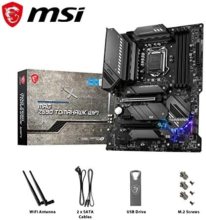 MSI MAG Z590 TOMAHAWK WiFI GAMING Placă de bază ATX - acceptă Intel Core 11th Gen Procesoare, LGA 1200 - Mystic Light, 60A