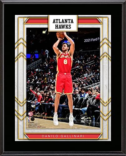 Danilo Gallinari Atlanta Hawks 10,5 x 13 Placă de jucători sublimati - Placi și colaje ale echipei NBA