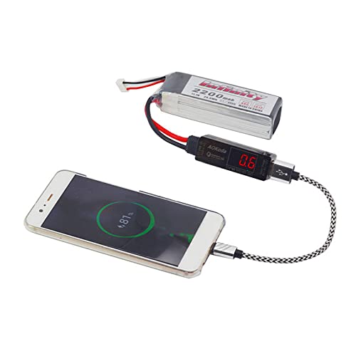 Convertor de alimentare LiPO la USB QC3.0 Adaptor încărcător rapid pentru smartphone tablet PC PC Battery Tester Indicator
