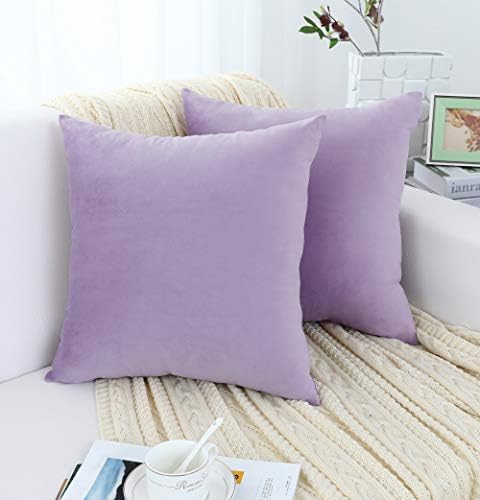 Jeneoo confortabil cu catifea moale de catifea moale cu cartofi pentru canapea canapea, huse decorative de pernă pătrată solidă