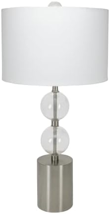 Tic Collection Reims Lampa de masă din sticlă, argint