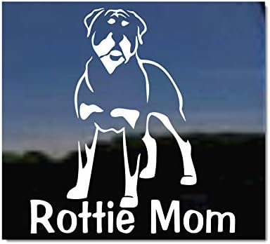 Rottie Mom ~ Rottweiler Vinyl Window autocolant automat