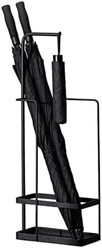 WXXGY Umbrella Stand Entryway Space Economisire Spațiu Organizator de suport pentru umbrelă pentru ușa din față/negru/30x15x81cm